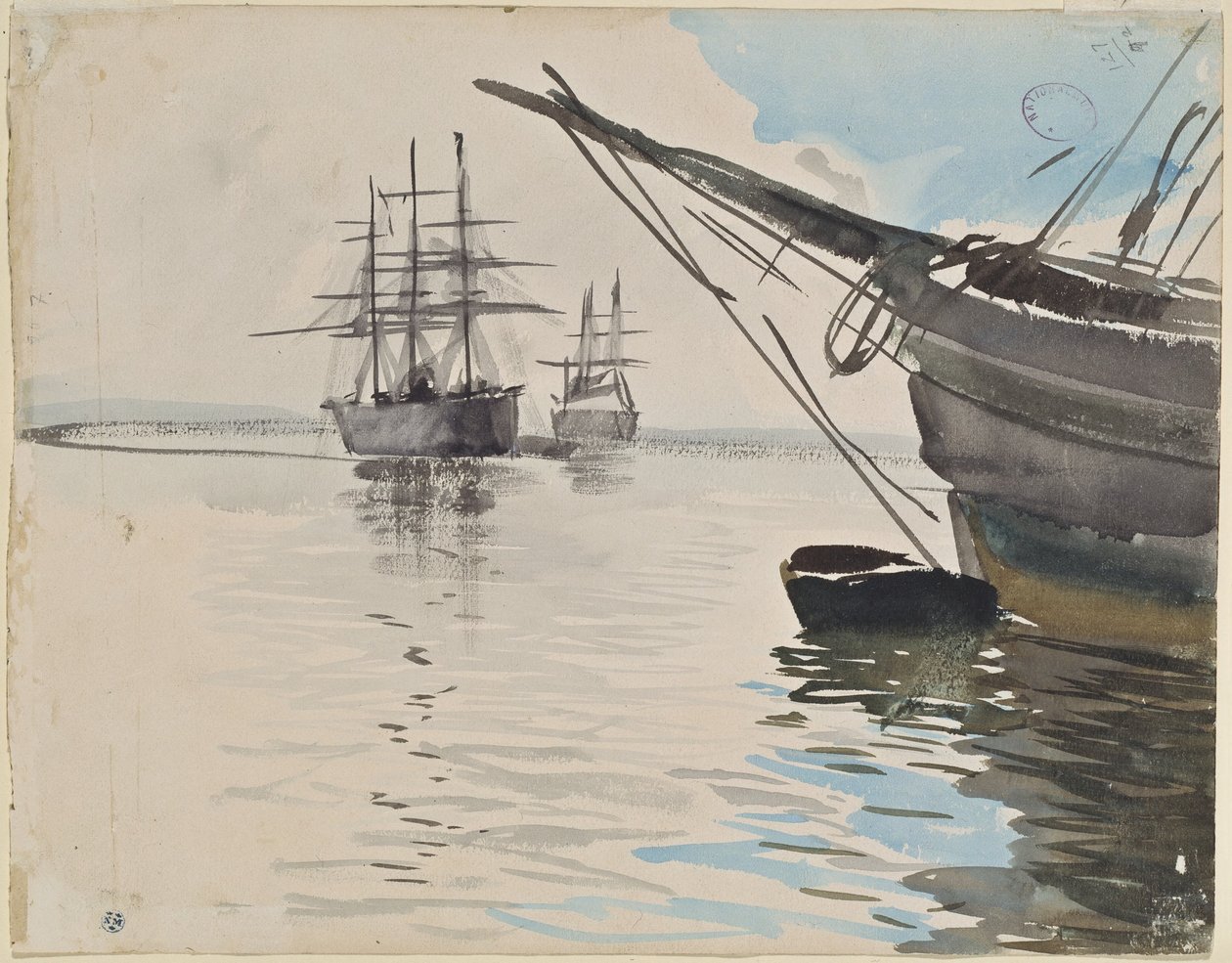 Havneudsigt af Anders Zorn