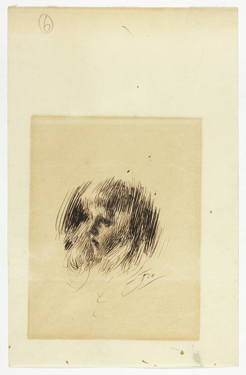 En piges hoved af Anders Zorn