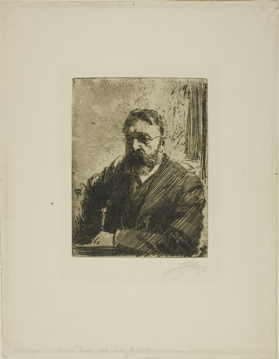 Hugo Tigerschiöld af Anders Leonard Zorn
