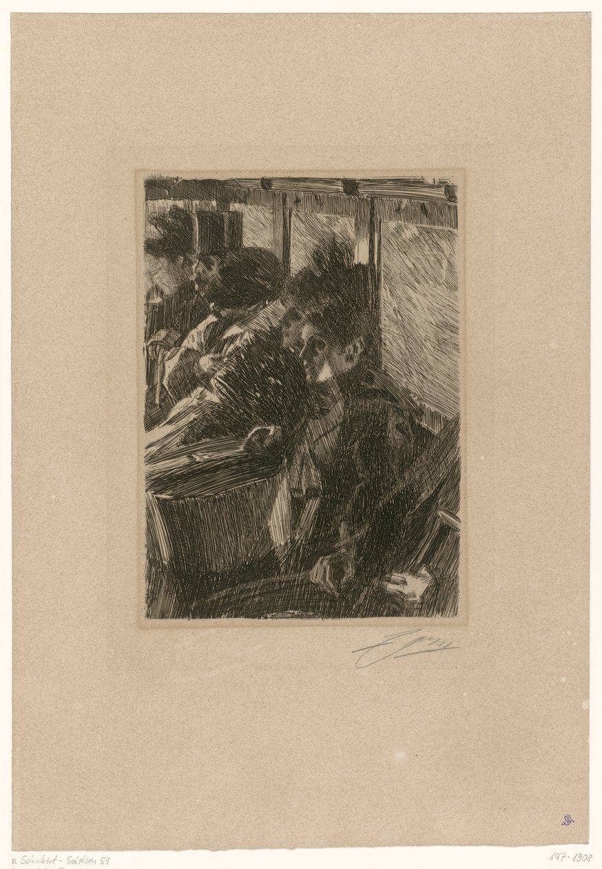 I omnibussen af Anders Zorn