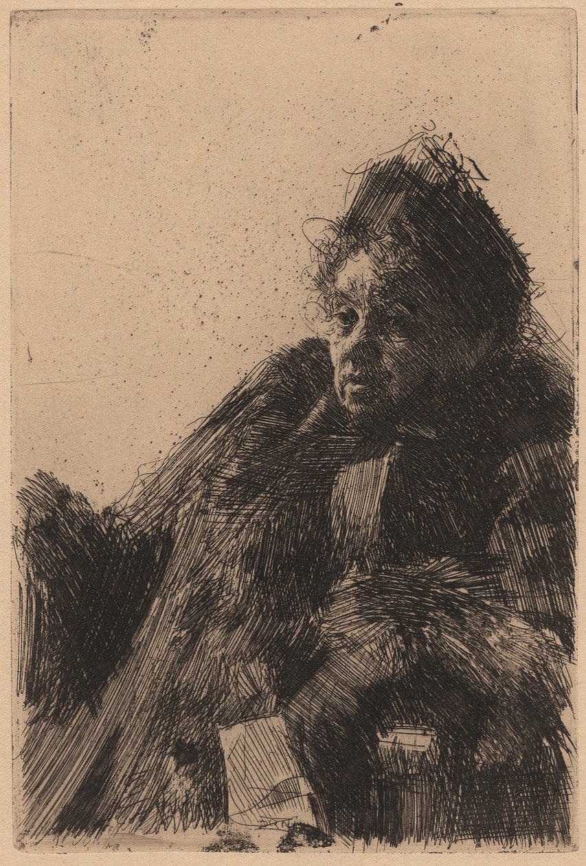 Madame Simon af Anders Zorn