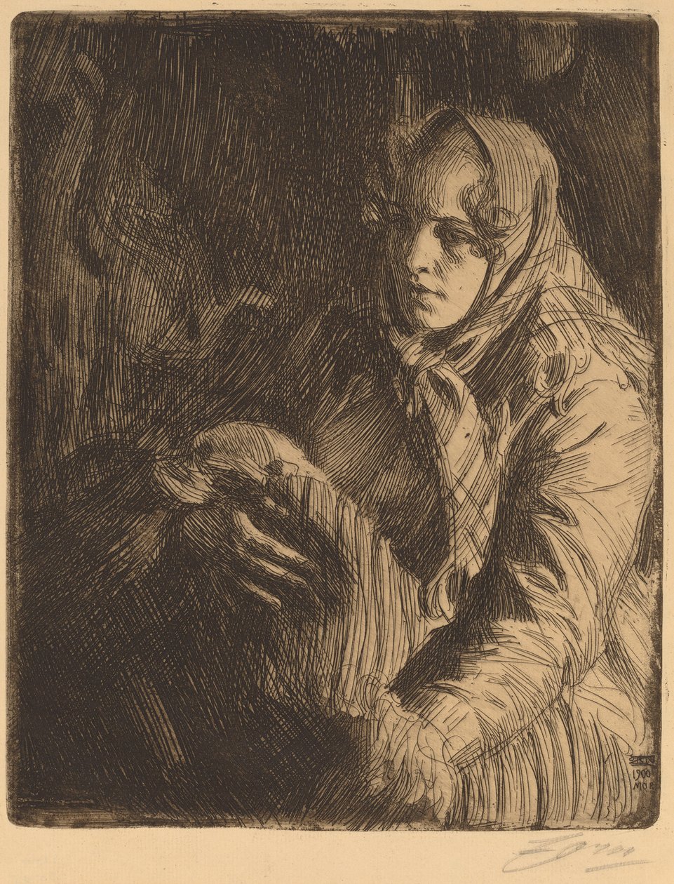 Madonna af Anders Leonard Zorn