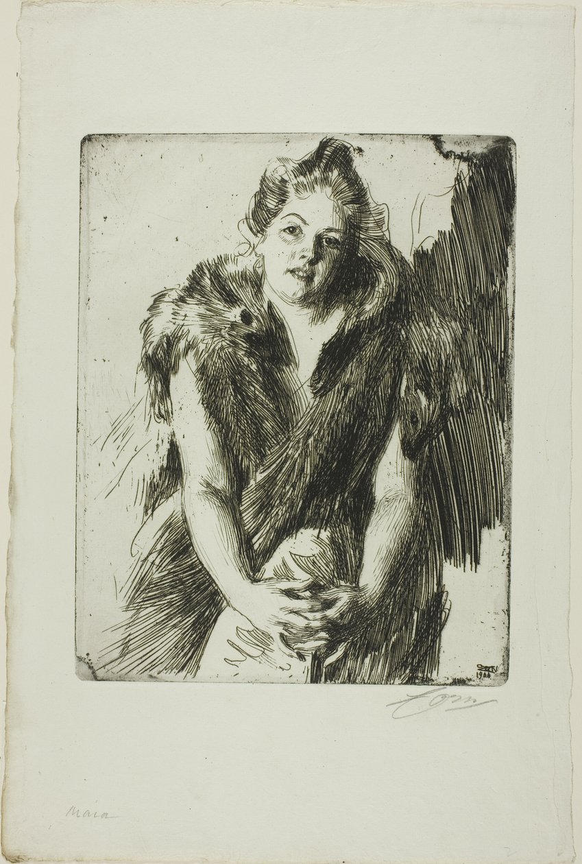 Maja von Heijne af Anders Leonard Zorn