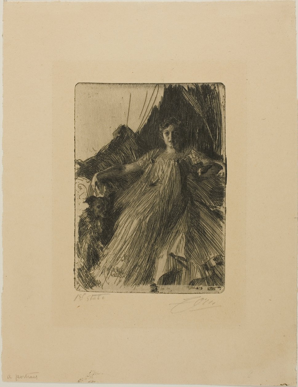 Maud Cassel (Mrs. Ashley) af Anders Leonard Zorn