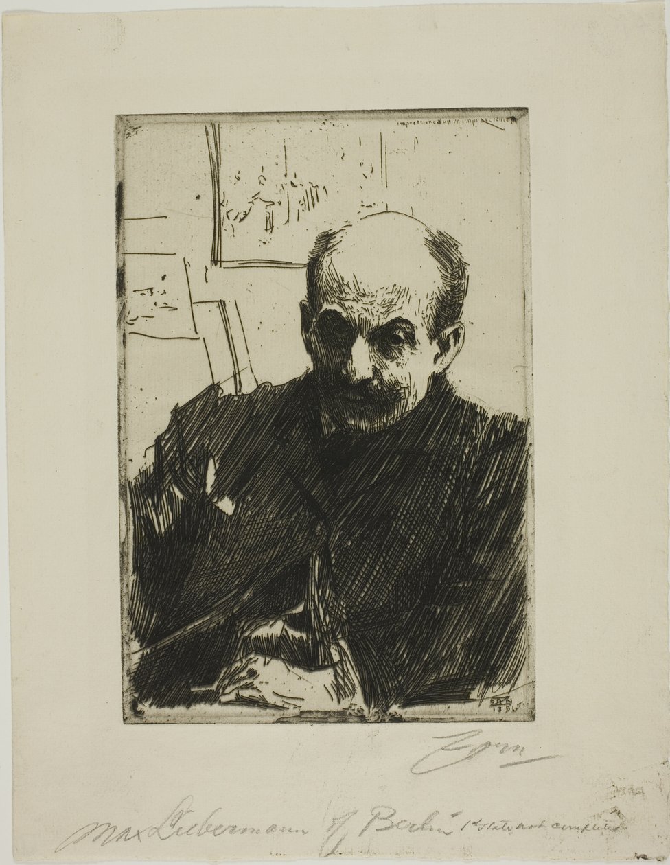 Max Lieberman af Anders Leonard Zorn