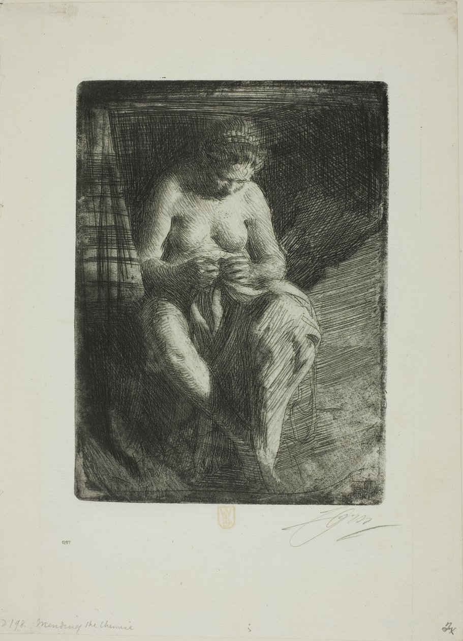 Udbedring af Anders Leonard Zorn