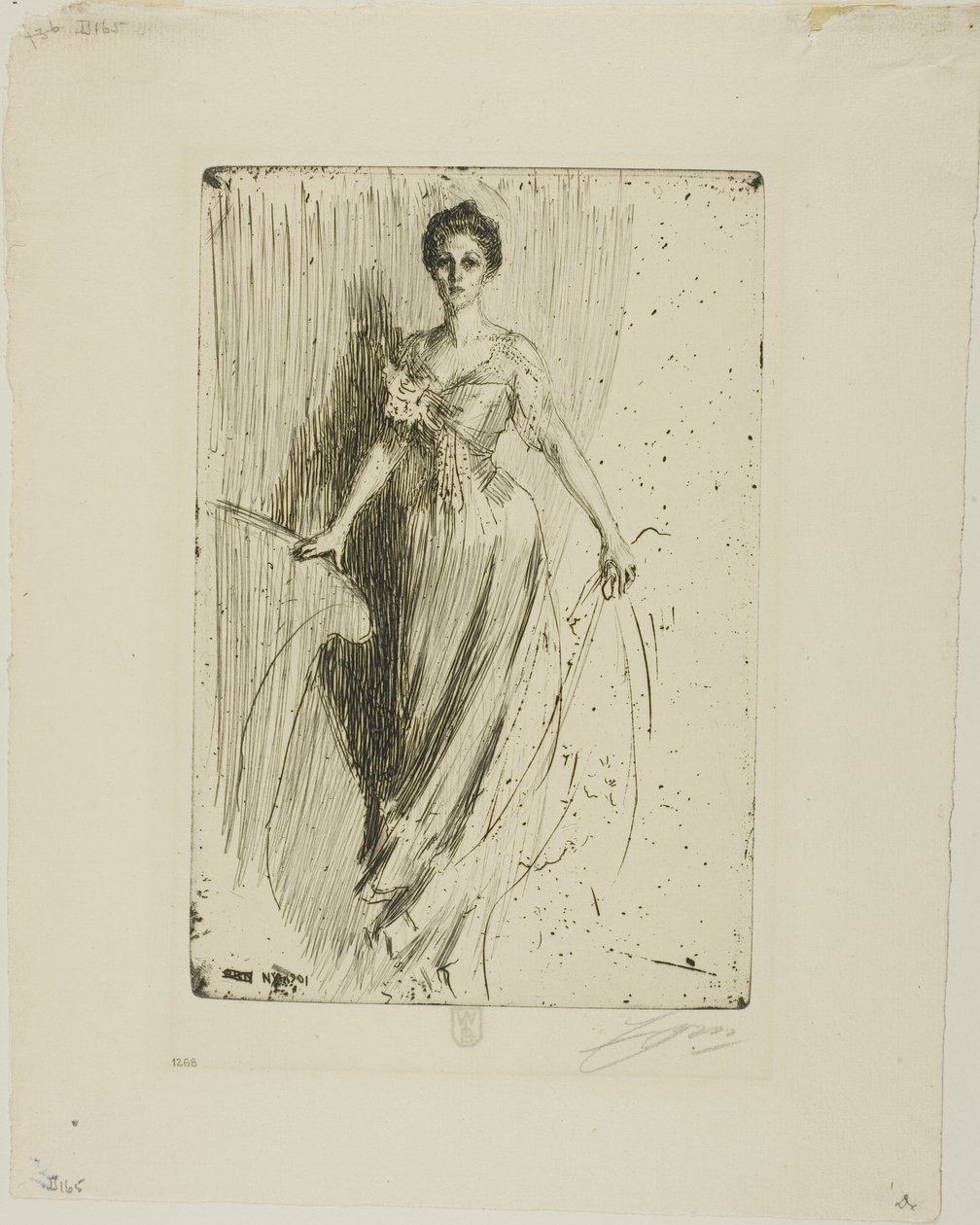 Frøken Lurman af Anders Leonard Zorn