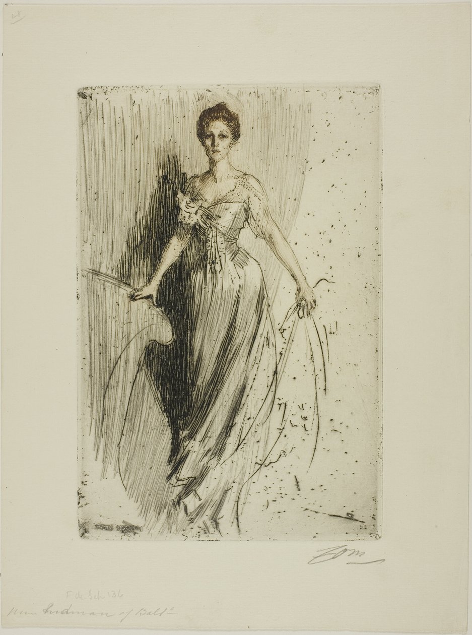 Frøken Lurman af Anders Leonard Zorn