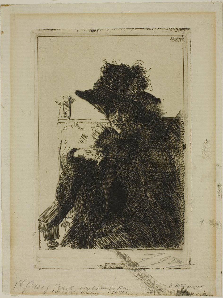 Mme Armand Dayot af Anders Leonard Zorn