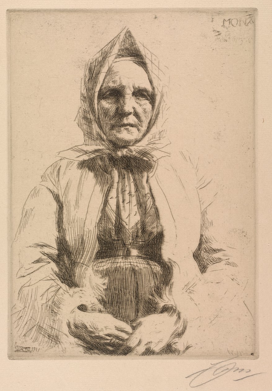 Mona af Anders Leonard Zorn