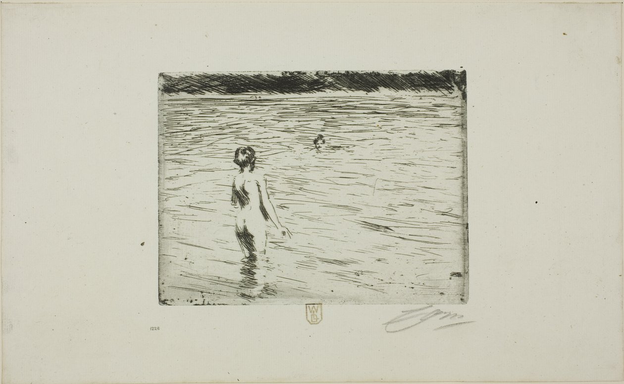 Mor bader af Anders Leonard Zorn