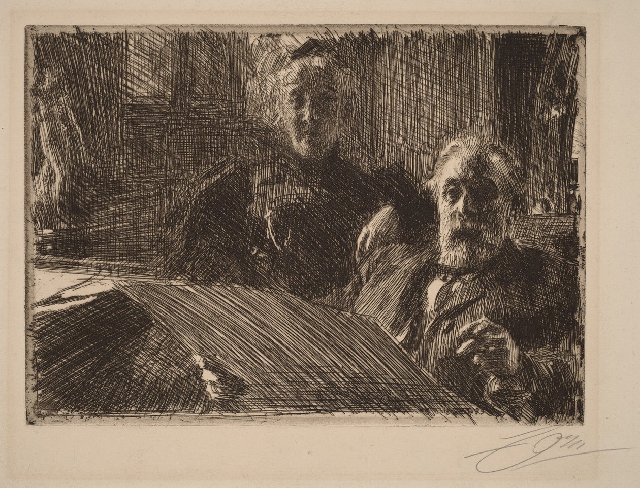 Hr. og fru Furstenburg af Anders Zorn