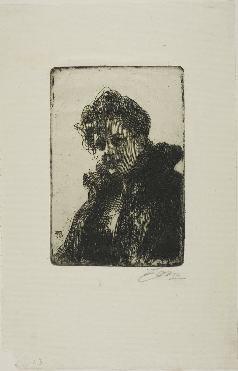 Fru. Granberg af Anders Leonard Zorn