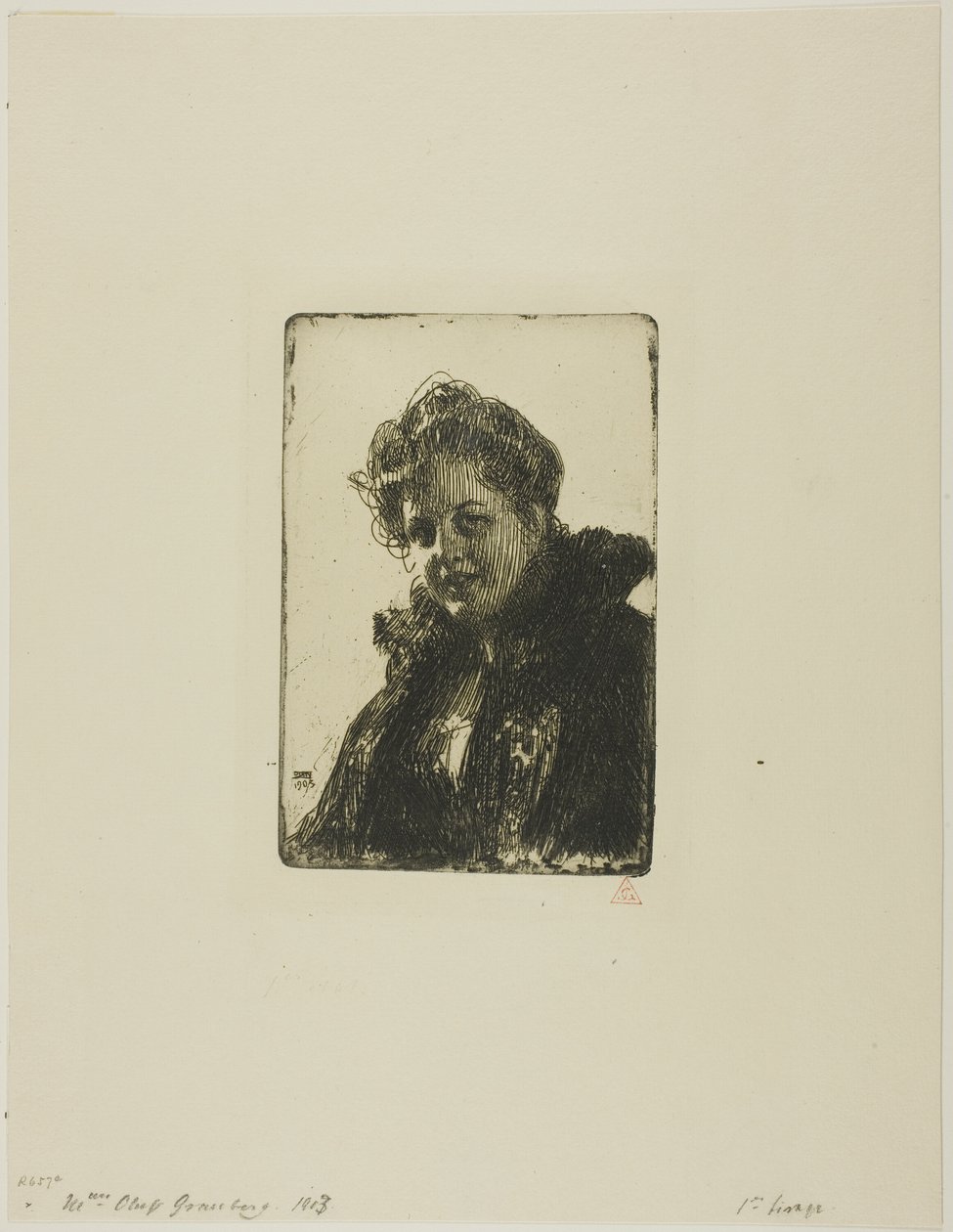 Fru. Granberg af Anders Leonard Zorn