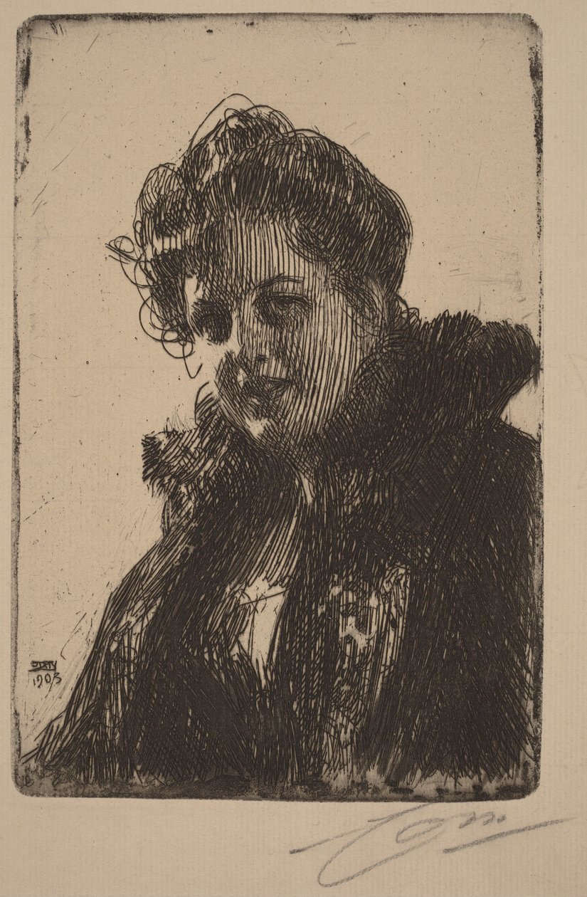 Fru Granberg af Anders Zorn