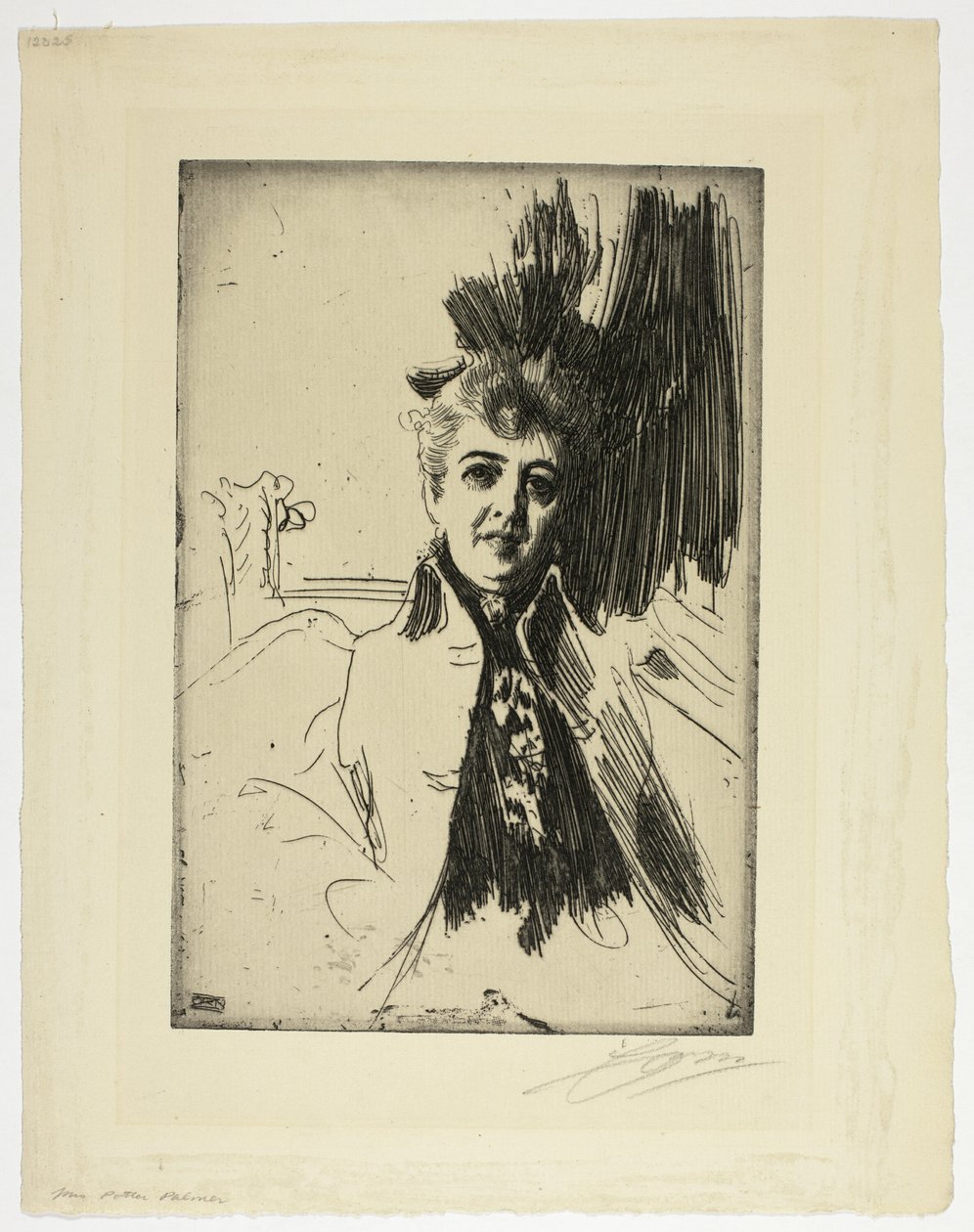 Fru Potter Palmer af Anders Leonard Zorn