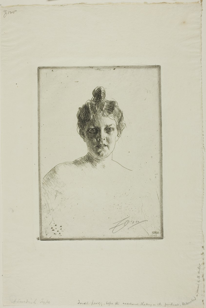 Fru Runeberg af Anders Leonard Zorn