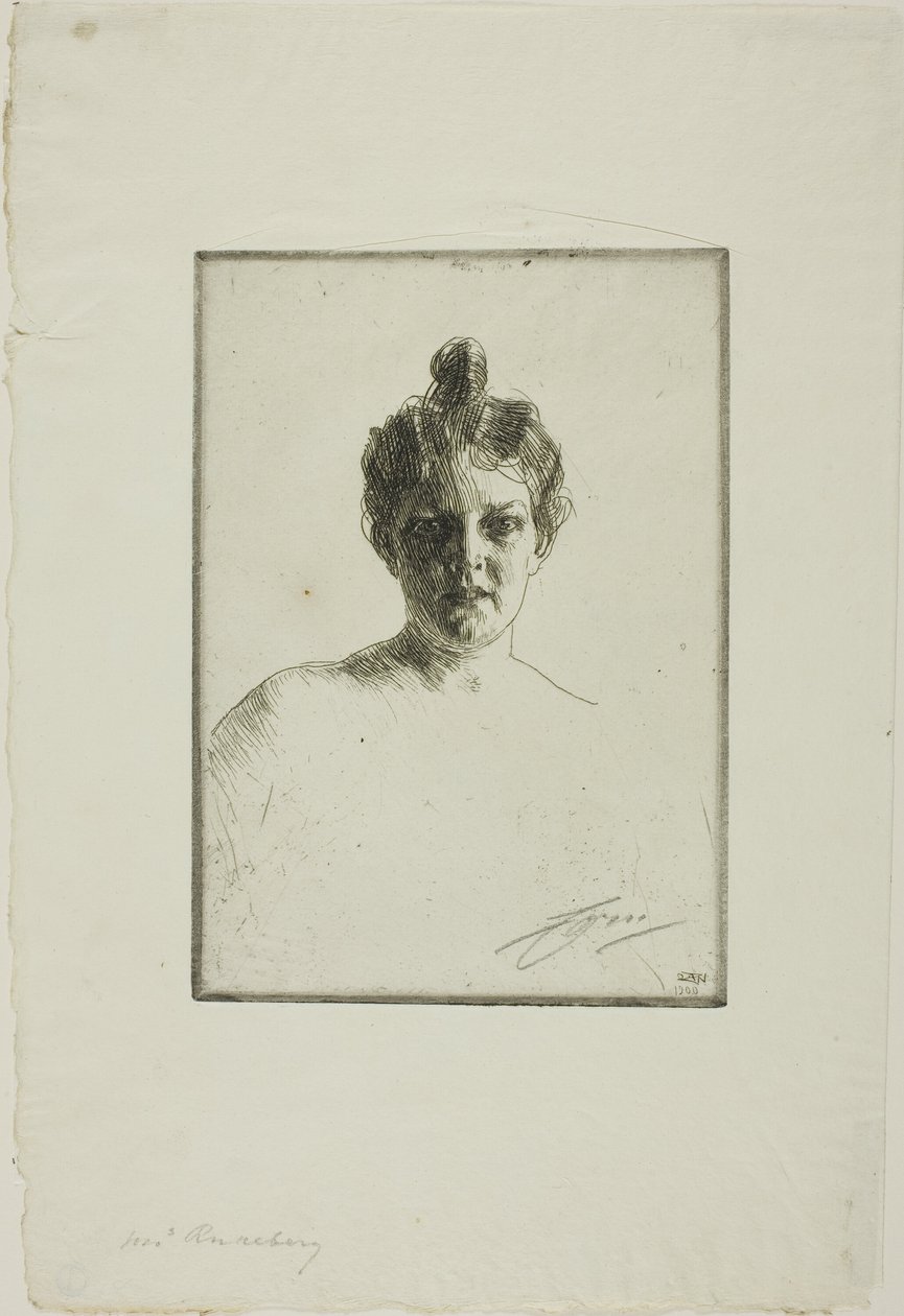 Fru Runeberg af Anders Leonard Zorn