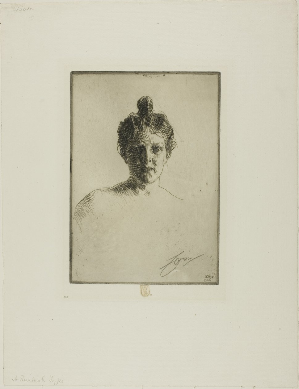 Fru Runeberg af Anders Leonard Zorn