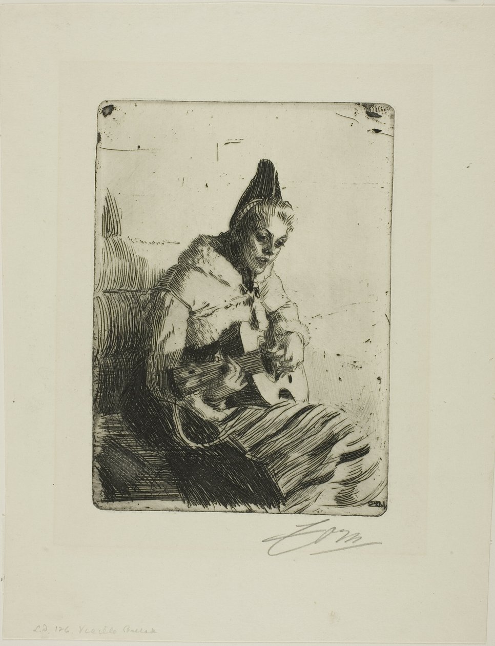 Gammel Ballade II af Anders Leonard Zorn