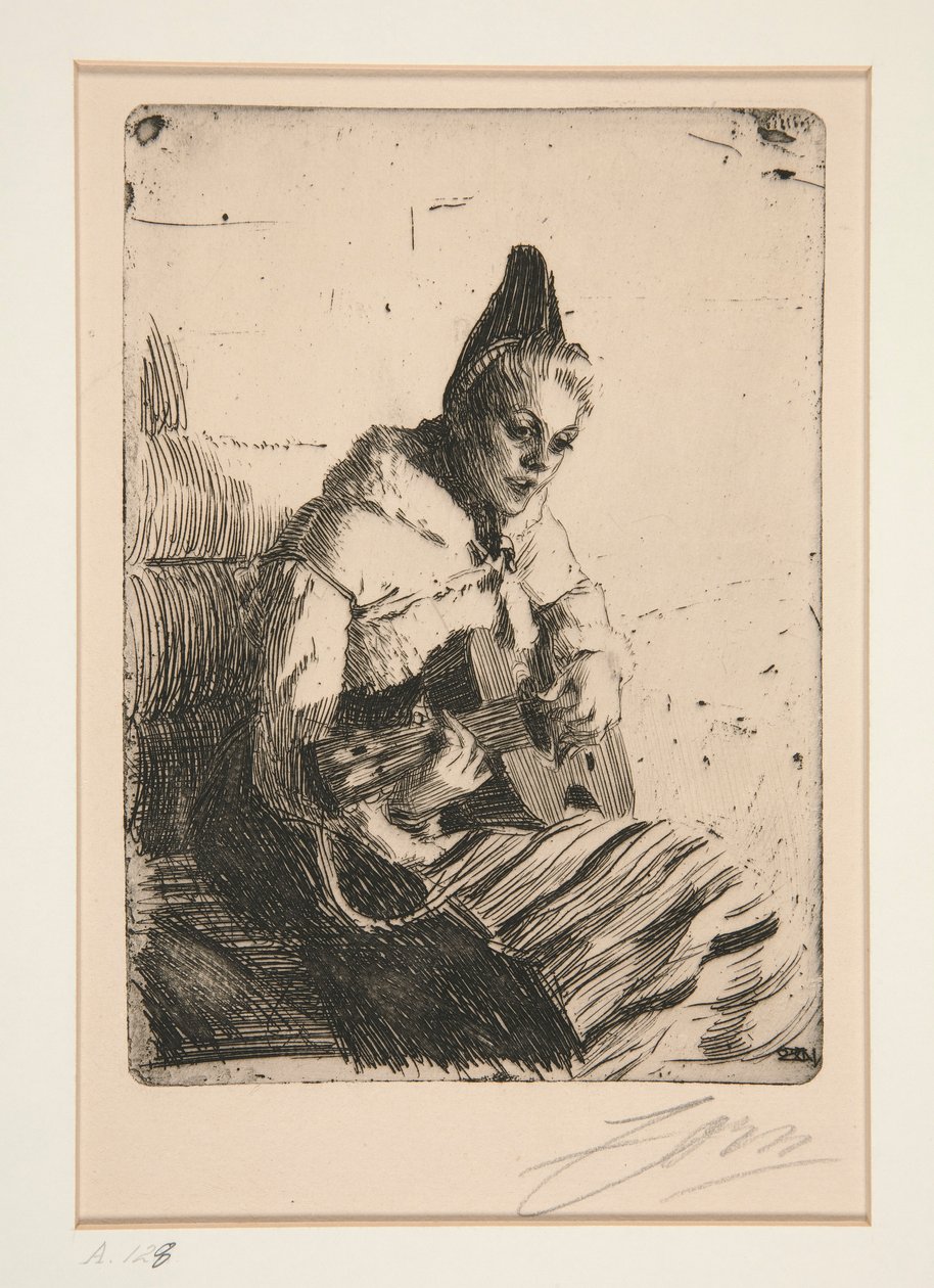 Gammel Ballade II af Anders Leonard Zorn