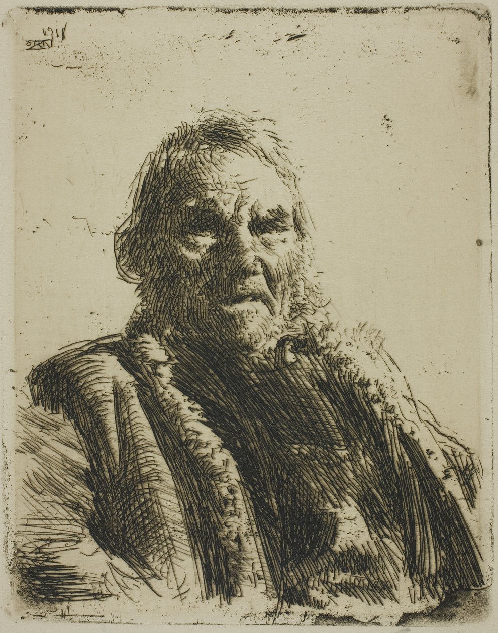 Old Soldier ("Prinsen") af Anders Leonard Zorn