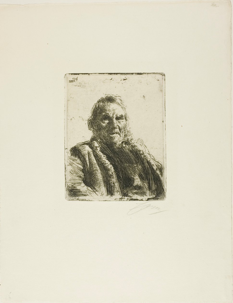 Old Soldier ("Prinsen") af Anders Leonard Zorn