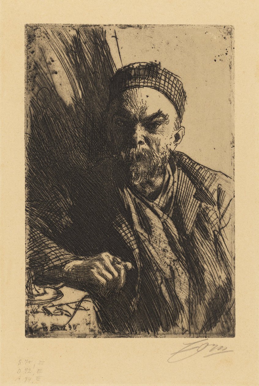Paul Verlaine II af Anders Zorn