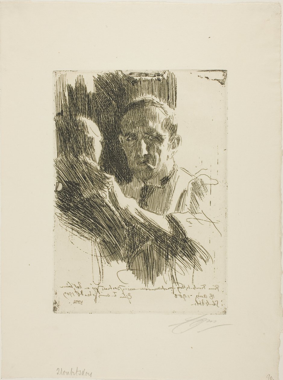 Prins Paul Troubetzkoy II (buste) af Anders Leonard Zorn