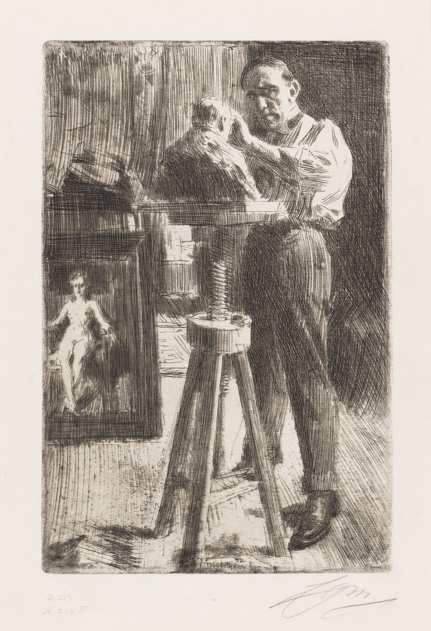 Prins Paul Troubetzkoy I af Anders Zorn