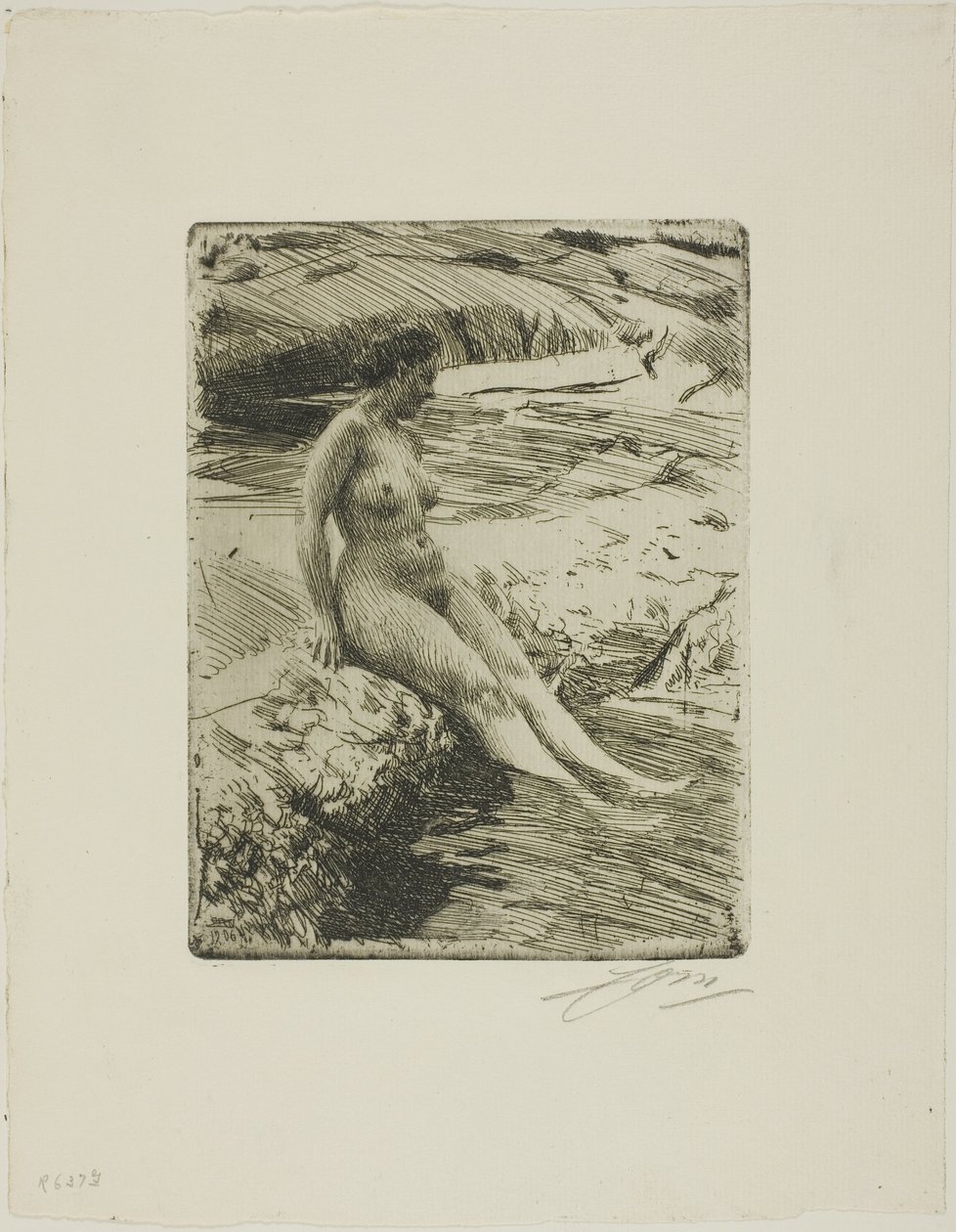 Sand Havn af Anders Leonard Zorn
