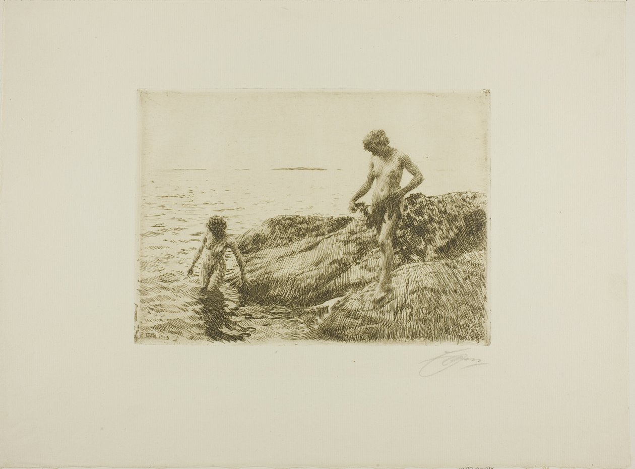Seaward Skerries af Anders Leonard Zorn