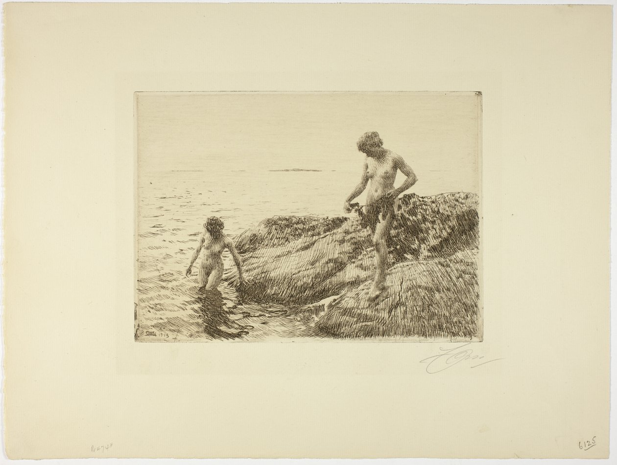 Seaward Skerries af Anders Leonard Zorn