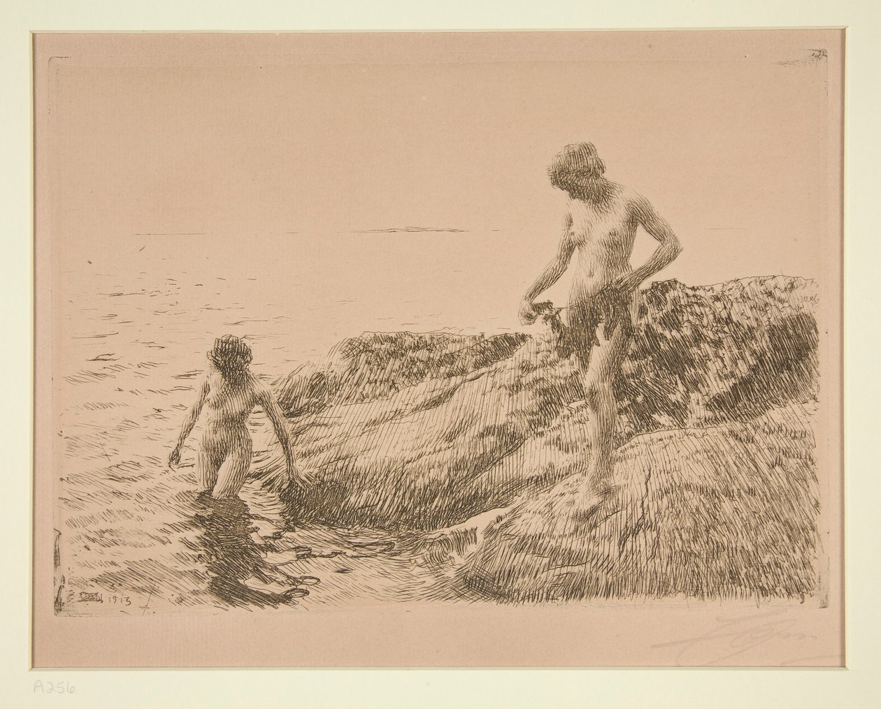 Seaward Skerries af Anders Leonard Zorn
