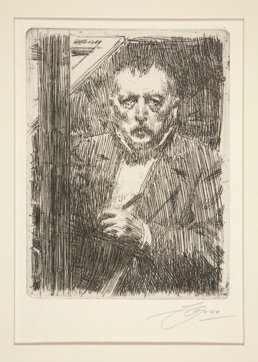 Selvportræt af Anders Leonard Zorn