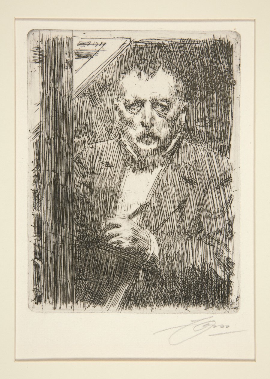 Selvportræt af Anders Zorn