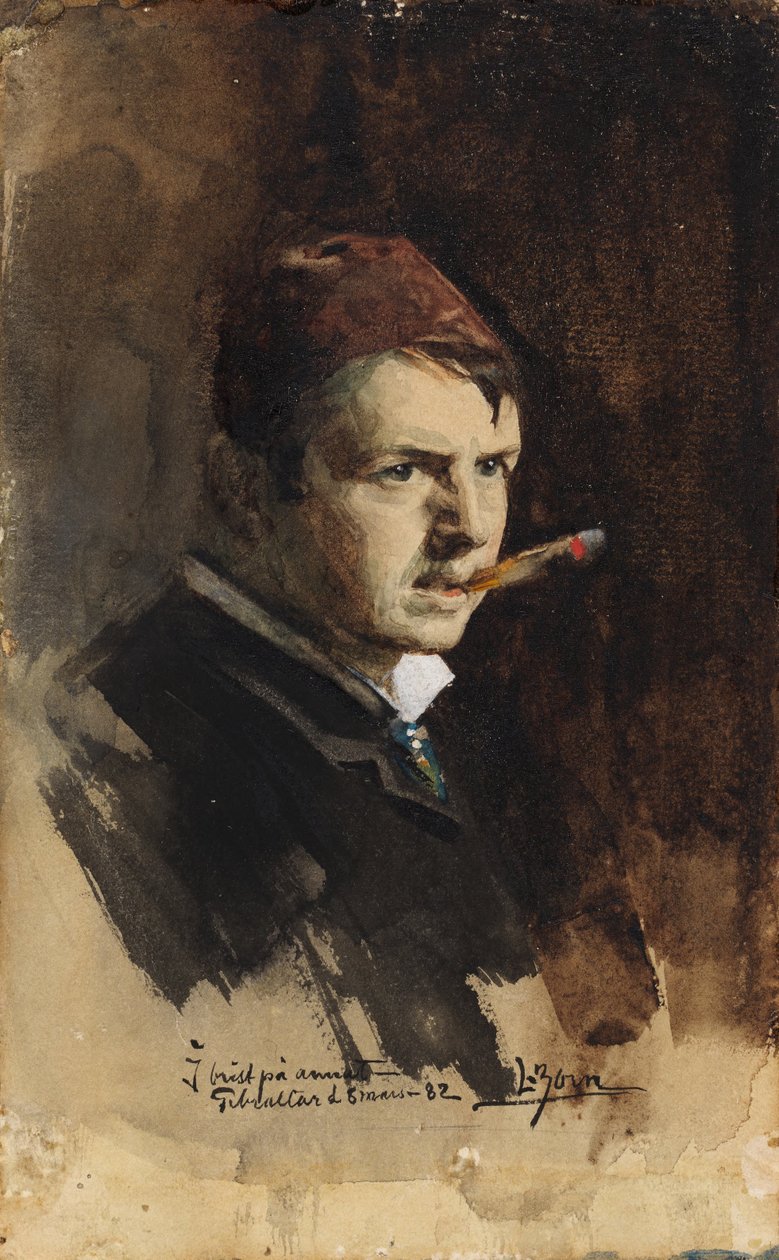Selvportræt af Anders Zorn