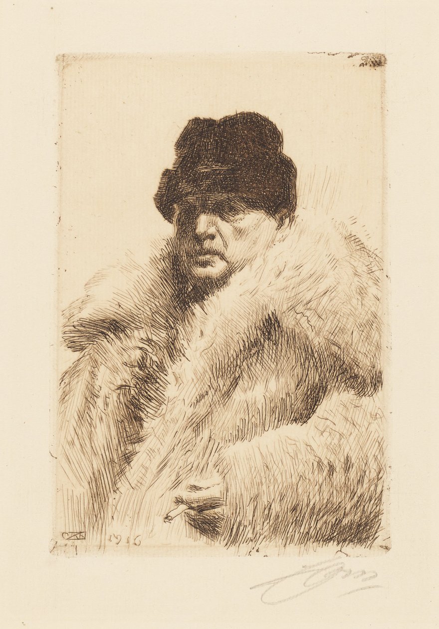 Selvportræt af Anders Zorn