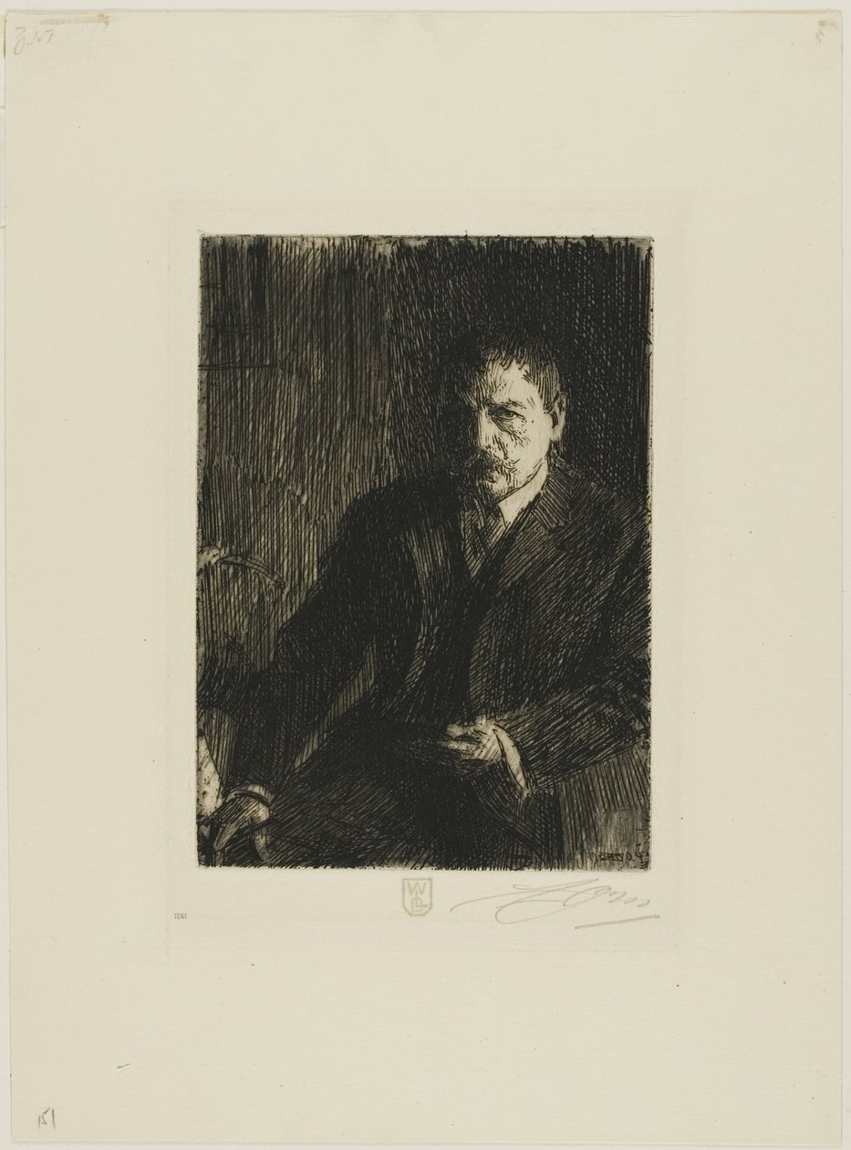 Selvportræt 1904 I af Anders Leonard Zorn