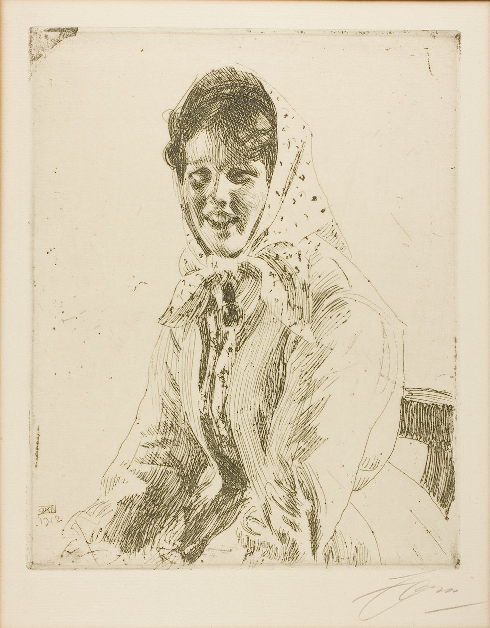 En Skeri-pige af Anders Leonard Zorn
