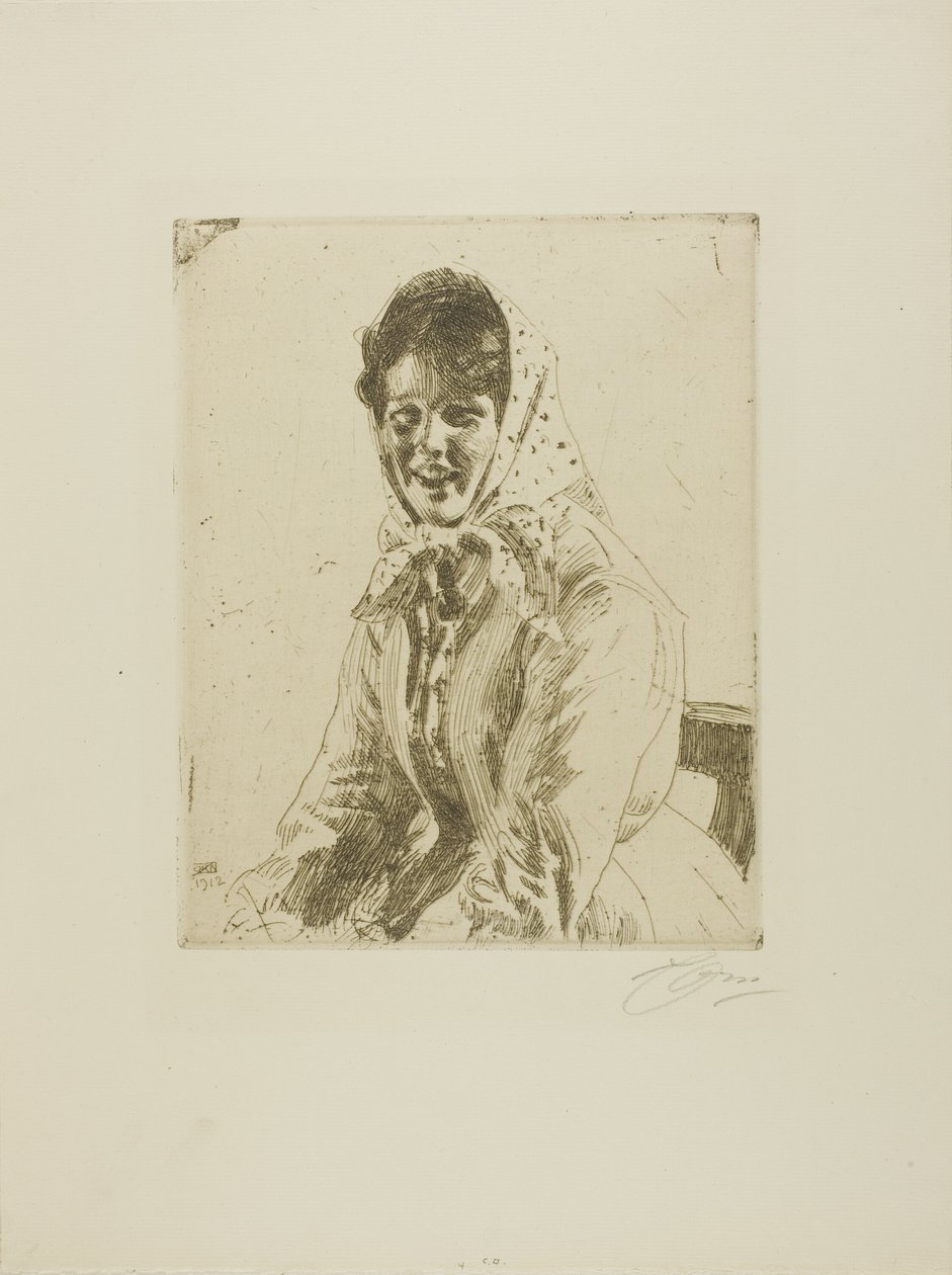 En Skeri-pige af Anders Leonard Zorn