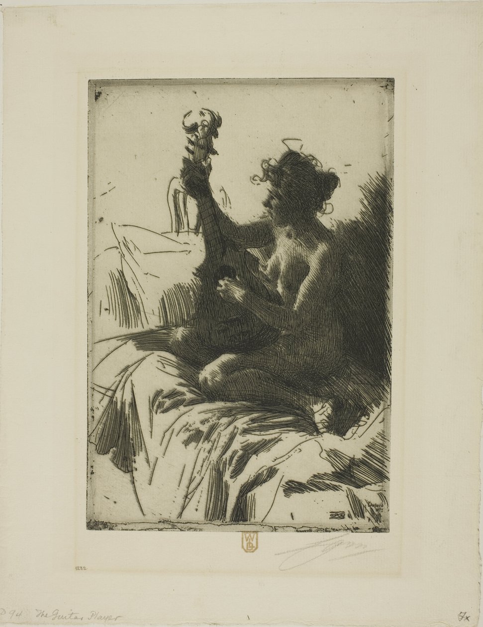 Souvenir eller Guitaren af Anders Leonard Zorn