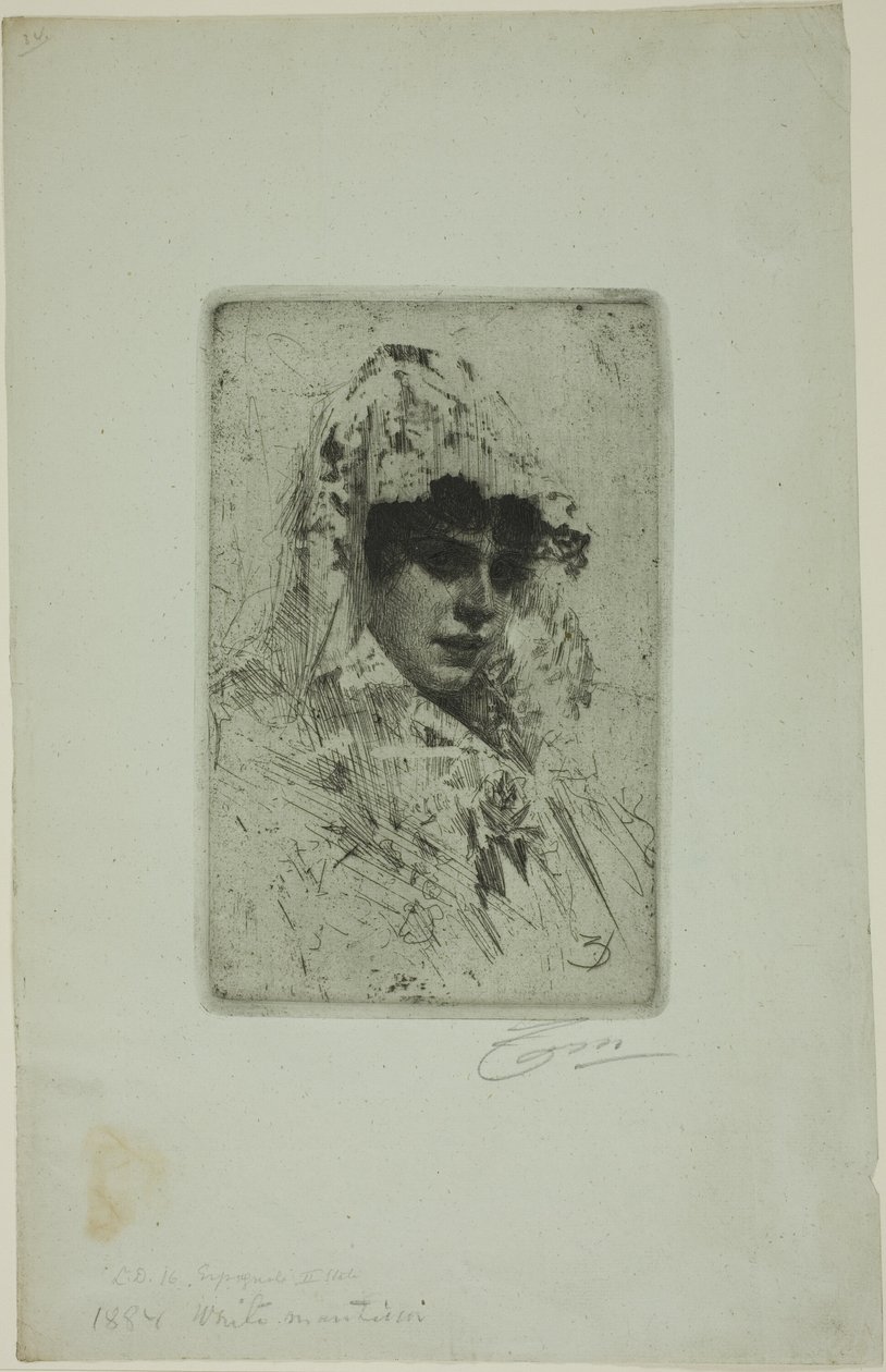 Spansk kvinde af Anders Leonard Zorn