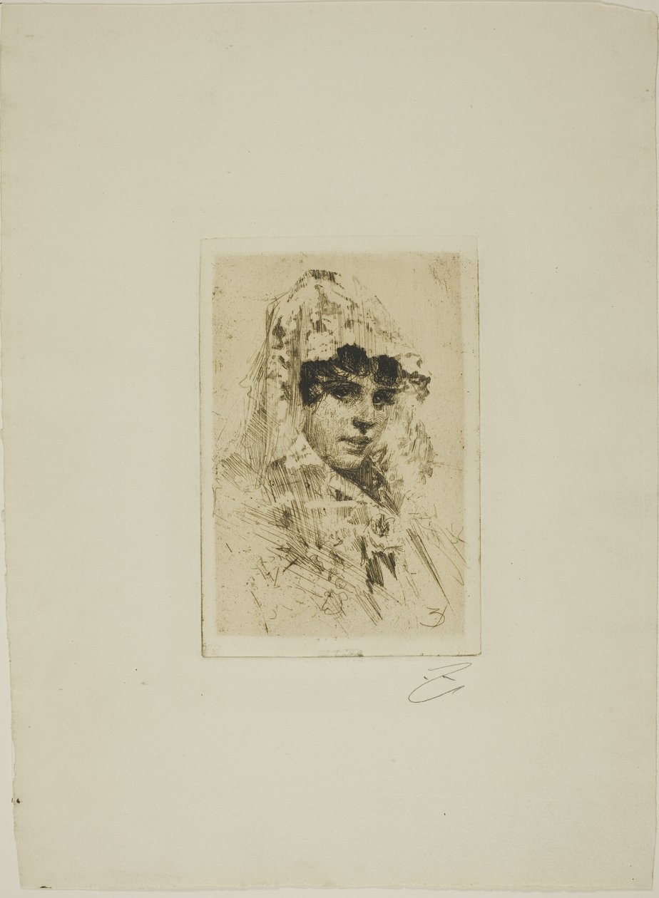 Spansk kvinde af Anders Leonard Zorn