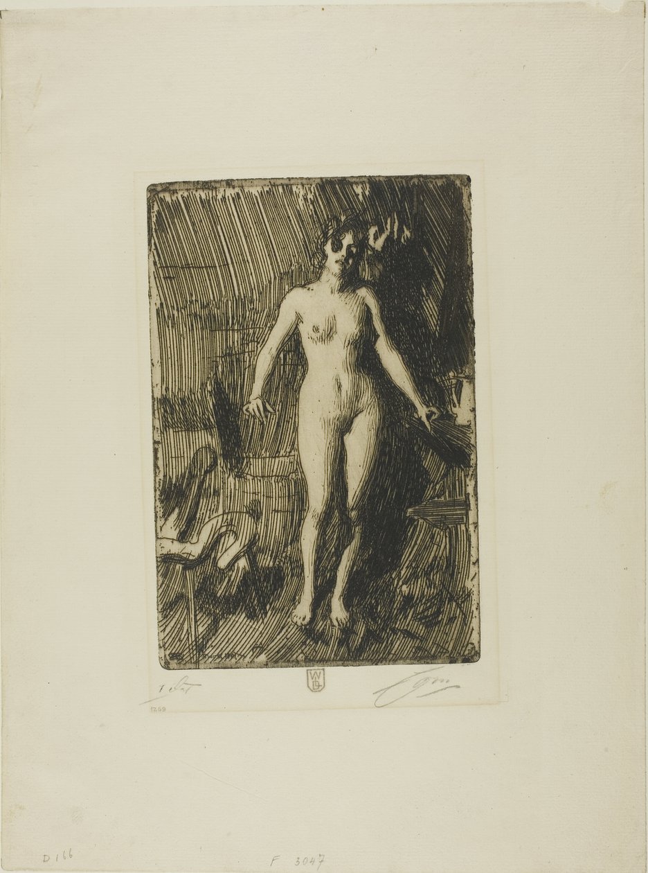 Stående model af Anders Leonard Zorn