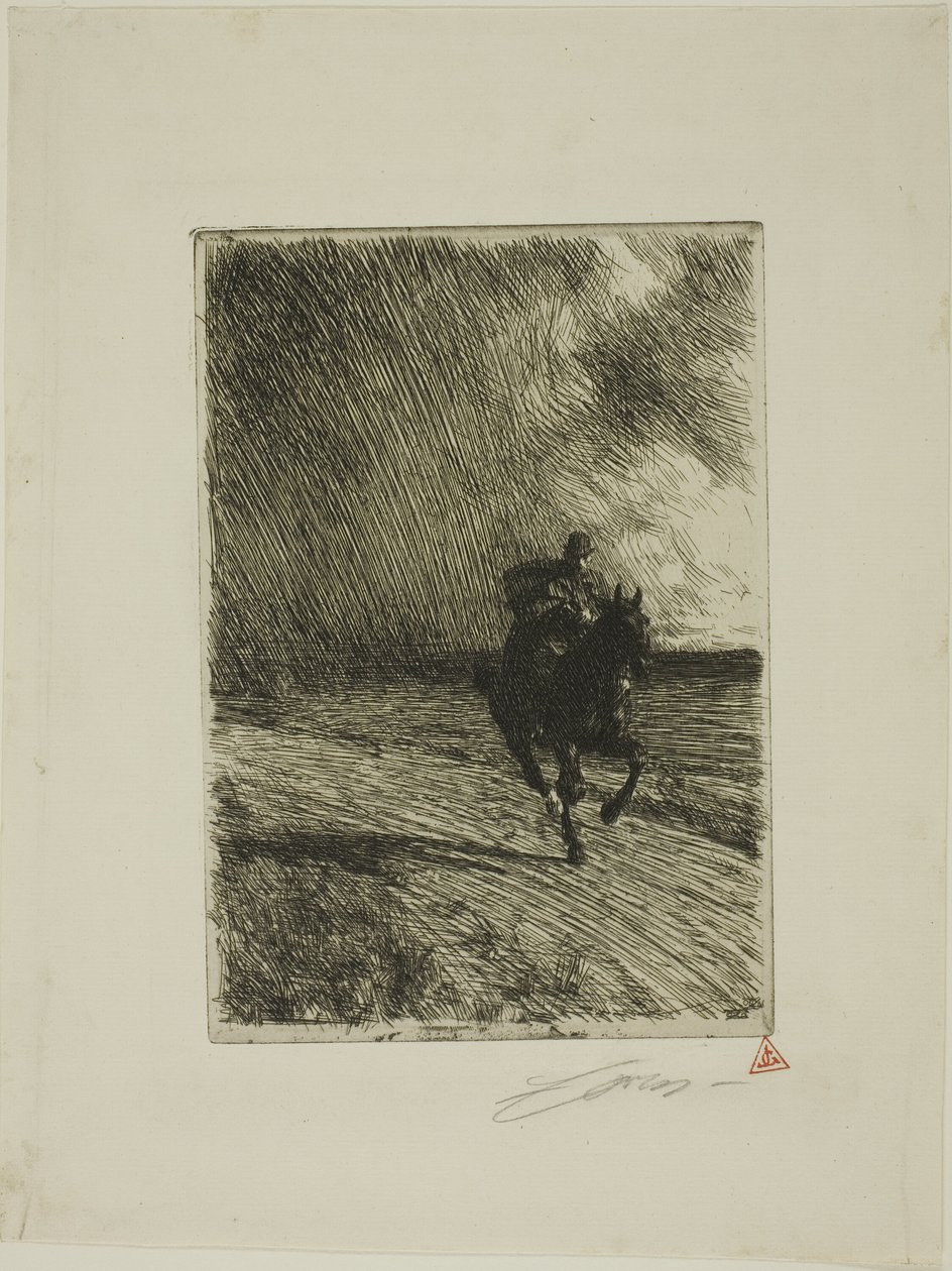 Storm af Anders Leonard Zorn
