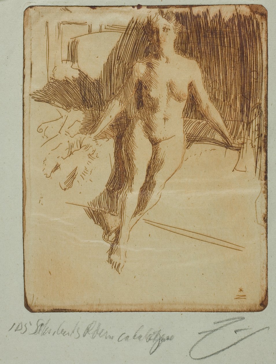 Studie fra Model af Anders Leonard Zorn