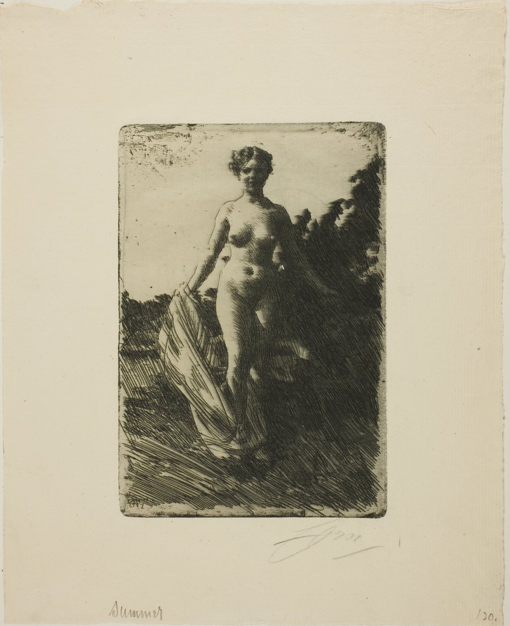 Sommer af Anders Leonard Zorn