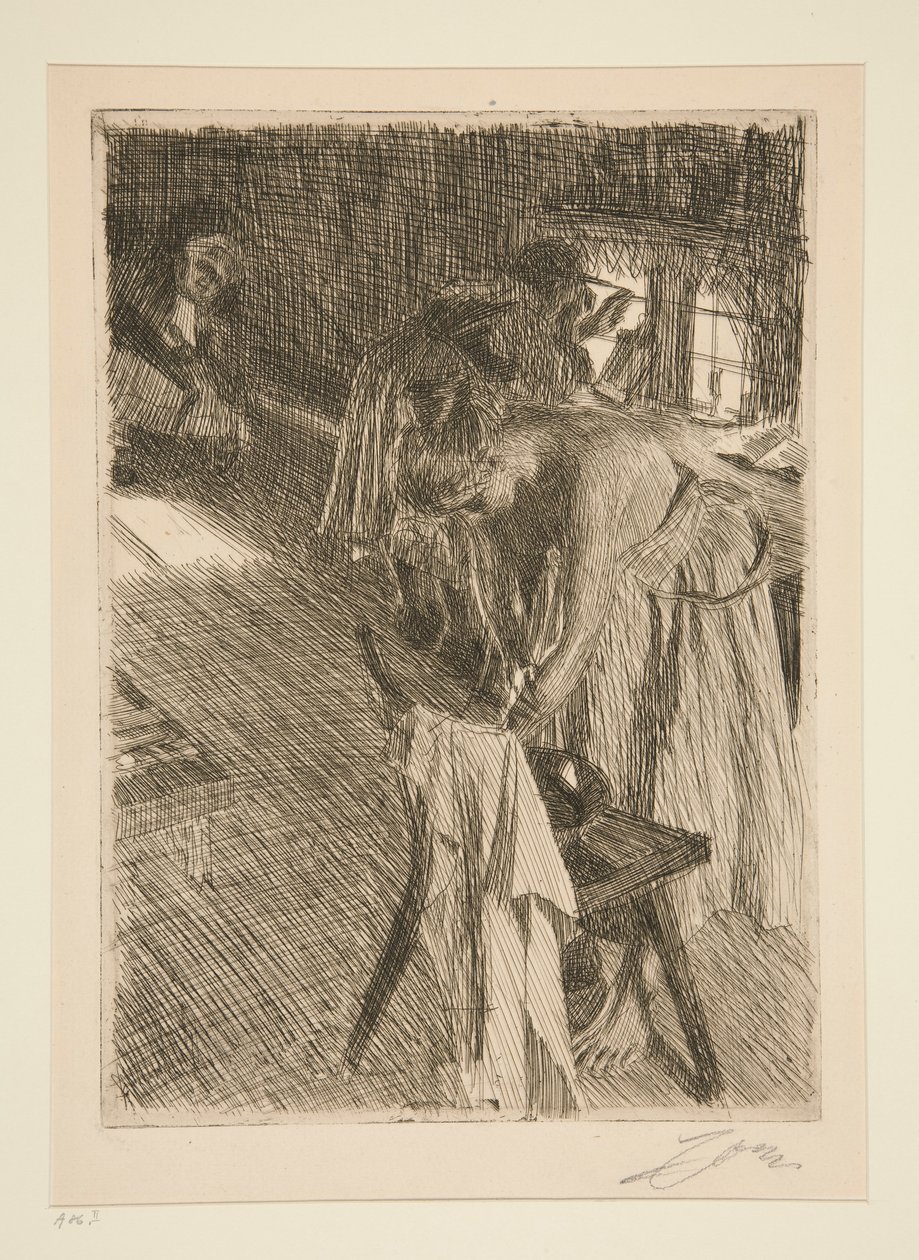 Søndag morgen af Anders Leonard Zorn