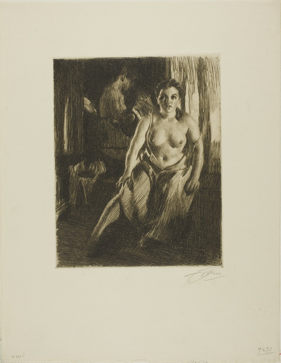Sengestolen af Anders Leonard Zorn